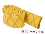 Delock-Guaina-termoretraibile-con-motivo-a-X-antiscivolo-1-m-x-20-mm-giallo