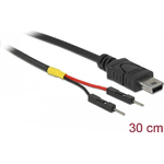 Delock USB Stromkabel Mini-B auf 2 x Pfostenstecker einzeln Strom 30 cm (85414)