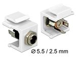 Delock-Modulo-Keystone-DC-55-x-25-mm-jack-bianco