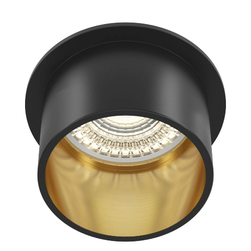 Faretto-Da-Incasso-Moderno-Reif-Alluminio-Nero-1-Luce-Diffusore-Vetro-Oro