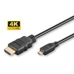 Microconnect HDM19191V2.0D cavo HDMI 1 m HDMI tipo D (Micro) HDMI tipo A (Standard) Nero