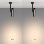 Lampadario-A-Sospensione-Moderno-Elti-Alluminio-Nero-1-Luce-Gu10-50W-Ip20