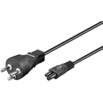 Microconnect PE120810 cavo di alimentazione Nero 1 m Spina di alimentazione di tipo K Accoppiatore C5 (PowerCord DK to C