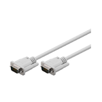 Microconnect VMM102C cavo VGA 2 m VGA D-Sub Bianco (VGA HD15 M/M 2M thin cable - 120pcs/box - Warranty 12M)