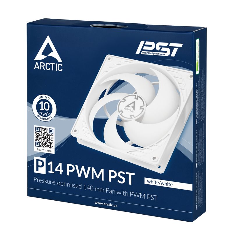 ARCTIC-P14-PWM-PST-Case-per-computer-Ventilatore-14-cm-Bianco