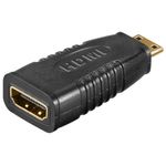 Goobay Wentronic goobay - Adattatore HDMI - HDMI tipo A 19 pin (W) - mini HDMI tipo C (M) - nero