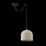 Lampadario-Industrial-Broni-Metallo-Nero-1-Luce-Diffusore-Calcestruzzo-Grigio