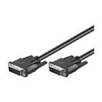 Goobay 0.5m Dual Link DVI-D Cable cavo DVI 0,5 m Nero