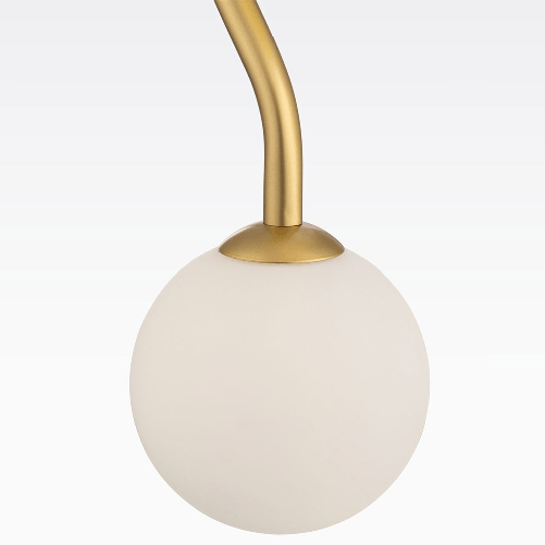 Sospensione-Contemporaneo-Uva-Metallo-Oro-3-Luci-Diffusori-Bianchi