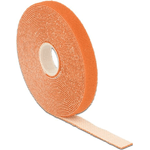 Delock Nastro in velcro su rotolo L 5 m x L 13 mm arancione