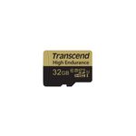 Transcend 32GB microSD w/ adapter U1 Video Recording  Lesegeschwindigkeit Bis zu 90 MB/s  Schreibgeschwindigkeit Bis zu