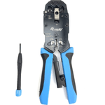 Equip 12940907101 Crimpatrice Nero Blu (Equip 129409 Professional Modular Crimping Tool. 2Years warranty)