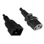 Microconnect PE030620 cavo di alimentazione Nero 2 m Accoppiatore C13 Accoppiatore C20 (PowerCord C13-C20 10A 2m Black -