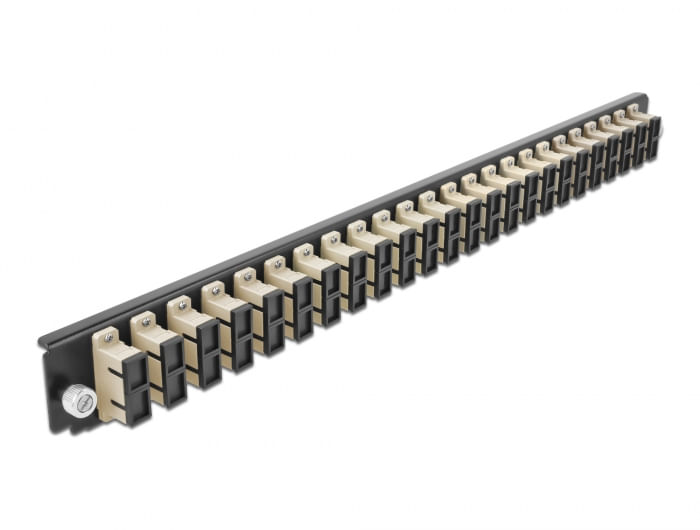 Anschlsse-24-x-SC-Duplex-Buchse--24-x-SC-Duplex-Buchse--Farbe-beige--Fr-48-OM2-Multimode-Fasern--Zirconium-Keramik-Ferru