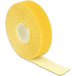 Delock Nastro in velcro su rotolo L 3 m x L 20 mm giallo