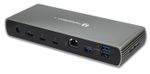 eSTUFF-GLB232005-replicatore-di-porte-e-docking-station-per-laptop-Cablato-Thunderbolt-4-Alluminio-Nero--Thunderbolt-4-H