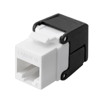 Lanview Frutto Keystone RJ45 Cat 6 UTP Unshielded flip jack - Bianco