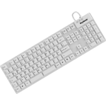 KeySonic KSK-8030IN tastiera Industriale USB QWERTZ Tedesco Bianco