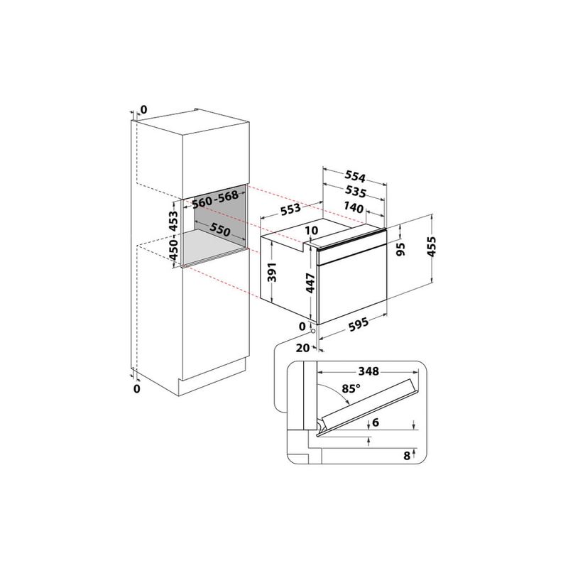 Hotpoint-MP-776-IX-HA-Da-incasso-Microonde-combinato-40-L-900-W-Acciaio-inossidabile