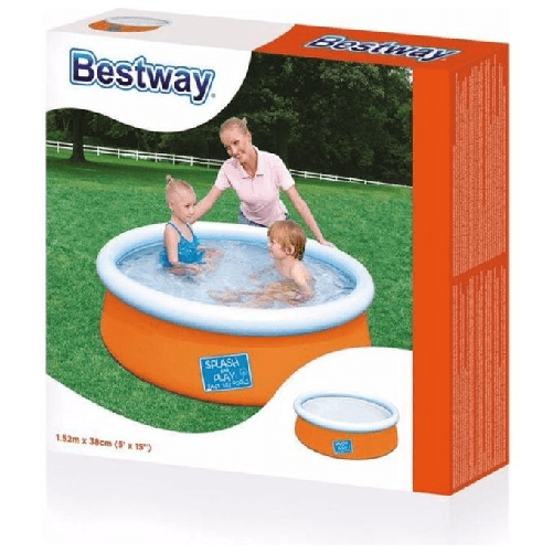 Bestway-Fast-Set-57241-piscina-fuori-terra-Piscina-gonfiabile-477-L-Blu-Verde-Arancione