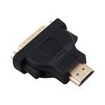 Helos 288402 adattatore per inversione del genere dei cavi HDMI-A DVI-D Nero