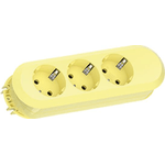 Bachmann 387.2704 prolunghe e multiple 1,5 m 3 presa(e) AC Interno Giallo