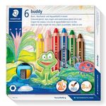 Staedtler Staedtleler Noris junior confezione da 6 matite colorate extra-griglia  temperamatite