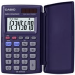 Casio HS-8VERA calcolatrice Tasca Calcolatrice finanziaria Blu