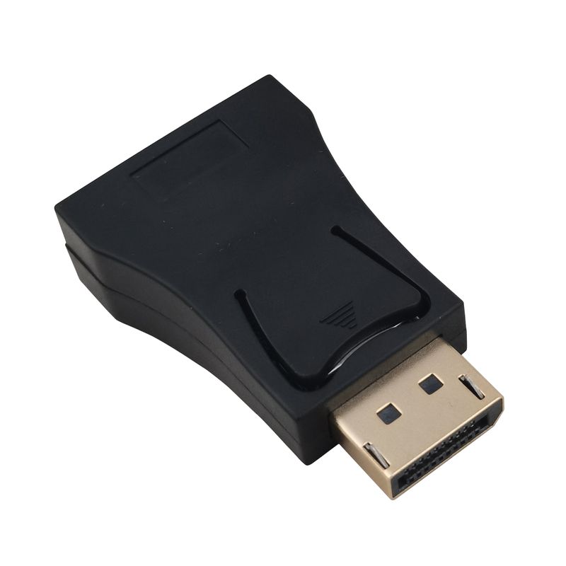 Adattatore-Helos-placcato-oro-DisplayPort-maschio-VGA-femmina-nero