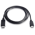 M-Cab 7003609 cavo e adattatore video 3 m DisplayPort HDMI Nero (DP 1.2 TO HDMI CABLE 3M BLACK - M/M GOLD 4K30HZ)