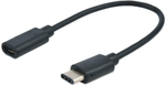 M-Cab-7003616-cavo-USB-015-m-USB-2.0-USB-C-Micro-USB-B-Nero--USB-C-2.0---MICRO-B-M-F-15CM---M-F-