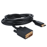 M-Cab 7003610 cavo DVI 2 m DisplayPort Nero (DP 1.2 TO DVI CABLE 2M BLACK - M/M GOLD 108060HZ)