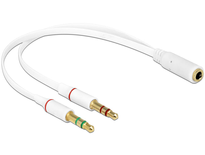 Anschlsse-1-x-Klinkenbuchse-35-mm-4-Pin--2-x-Klinkenstecker-35-mm-3-Pin--Klinkenstecker-rot-Mikrofon---grn-Audio--Pinbel
