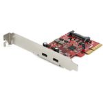 StarTech.com Scheda PCIe a 2 porte USB 3.1 (10Gbps) - PCIe Gen 3 x4 - ASM3142 Chipset