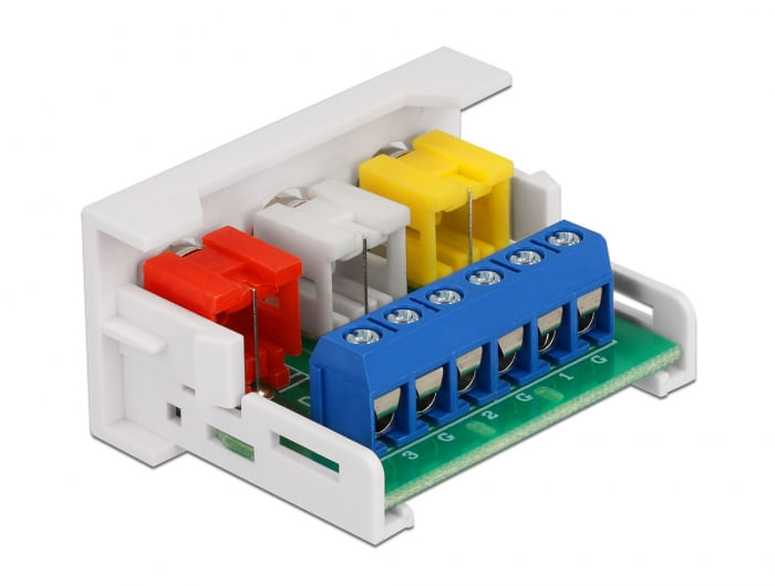 Delock-Modulo-Easy-45-3-prese-cinch-225-x-45-mm