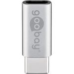 Goobay 51598 adattatore per inversione del genere dei cavi USB C Micro-USB B Argento (Goobay USB-C to Micro-USB 2.0 Adap