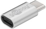 Goobay-51598-adattatore-per-inversione-del-genere-dei-cavi-USB-C-Micro-USB-B-Argento--Goobay-USB-C-to-Micro-USB-2.0-Adap