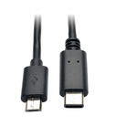 Tripp-Lite Tripp Lite U040-006-MICRO cavo USB USB 2.0 1,83 m Micro-USB B USB C Nero