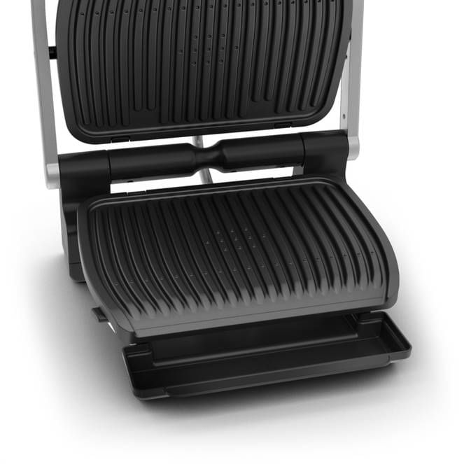 Leistung-2000W--Grillflche-30x20cm--Grillplatten-antihaftbeschichtet-abnehmbar-splmaschinengeeignet--Temperaturstufen-5x