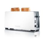 Graef TO91 tostapane 6 2 fetta/e 880 W Acciaio inox, Bianco