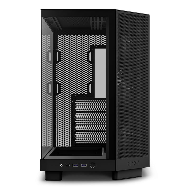 NZXT-H6-Air-Flow-Midi-Tower-Nero--NZXT-H6-Air-Flow-RGB-Black-Mid-Tower-Cs-