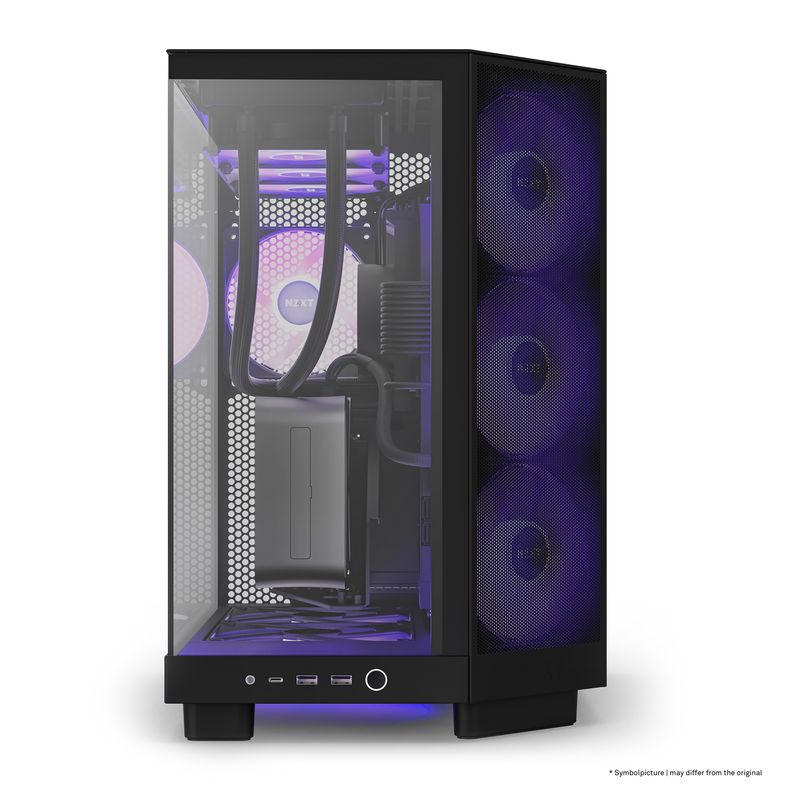 NZXT-H6-Air-Flow-Midi-Tower-Nero--NZXT-H6-Air-Flow-RGB-Black-Mid-Tower-Cs-