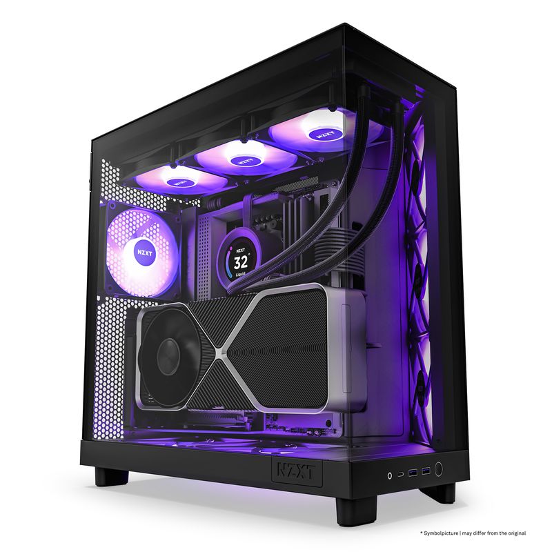 NZXT-H6-Air-Flow-Midi-Tower-Nero--NZXT-H6-Air-Flow-RGB-Black-Mid-Tower-Cs-