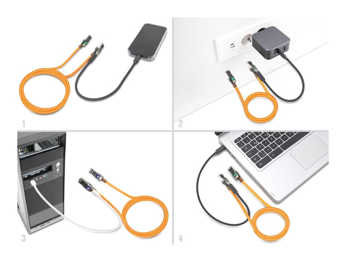 Delock-Cavo-di-rete-RJ45-con-USB-Type-C-da-75-m-arancione