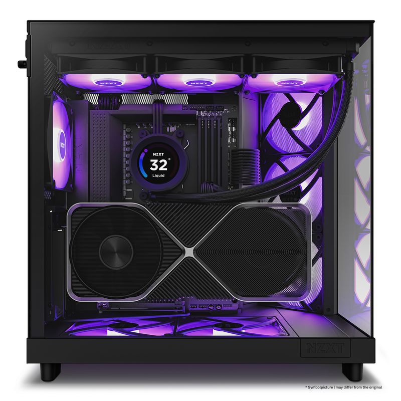 NZXT-H6-Air-Flow-Midi-Tower-Nero--NZXT-H6-Air-Flow-RGB-Black-Mid-Tower-Cs-