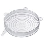 Set-di-coperchi-salvafreschezza-WESTMARK-in-silicone-rotondo-trasparente