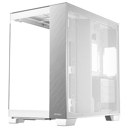 Antec-C8-Aluminium-Gaming-Case-w--Glass-Side---Front-E-ATX-Dual-Chamber-Mesh-Panels-USB-C-White