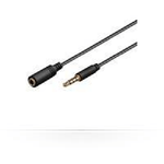 Microconnect 3.5mm - 3.5mm 3.0m cavo audio 3 m Nero (Headphone & Audio Cable 3m - 3.5mm Minijack extension Cable - Warra