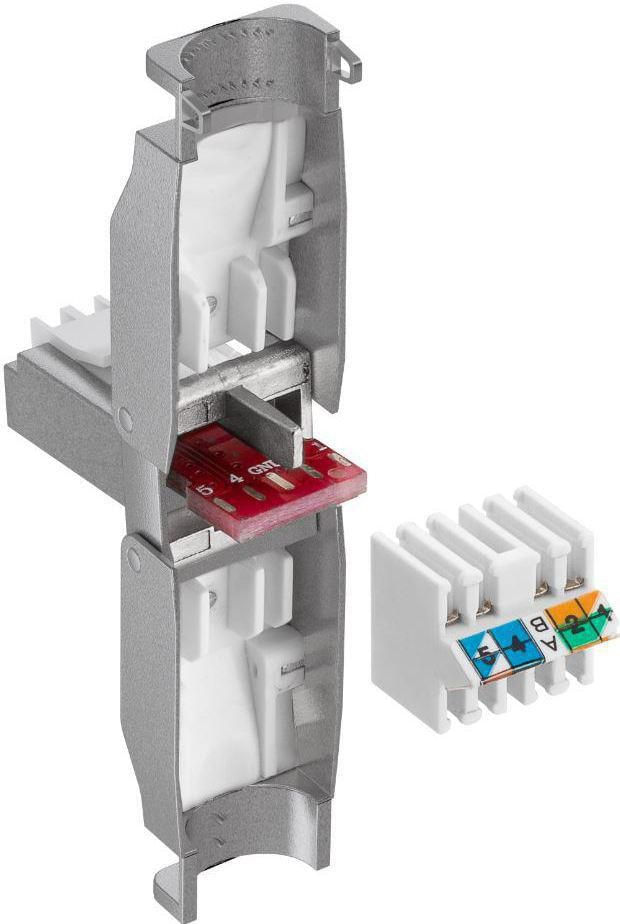 Microconnect-KON522TL-cavo-di-collegamento-RJ45-Argento--Tool-free-RJ45-CAT6-connector---CAT-6-STPshielded---For-strande