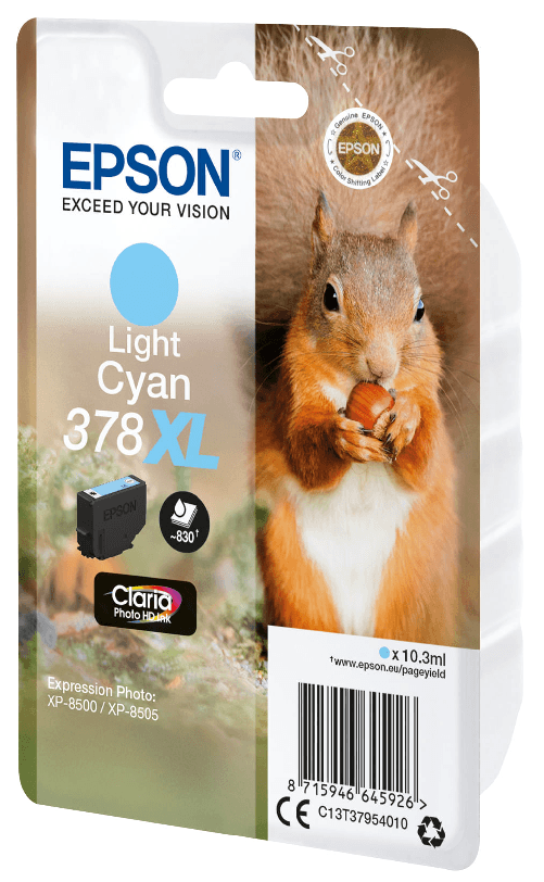 Epson-Squirrel-Singlepack-Light-Cyan-378XL-Claria-Photo-HD-Ink